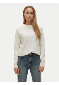 Vero Moda Sweter Filuca 10298674 Écru Regular Fit. Materiał: syntetyk