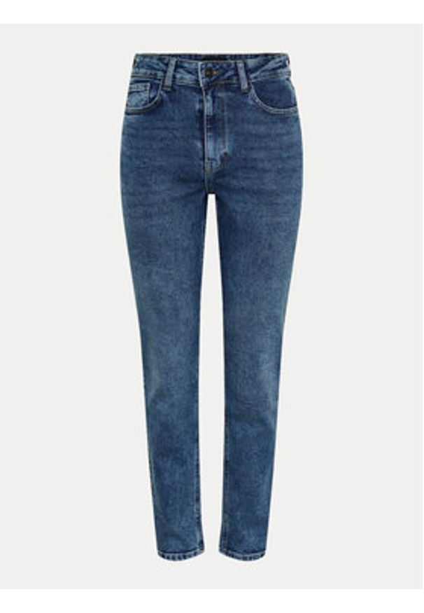Pieces Jeansy Bella 17147970 Niebieski Tapered Fit. Kolor: niebieski