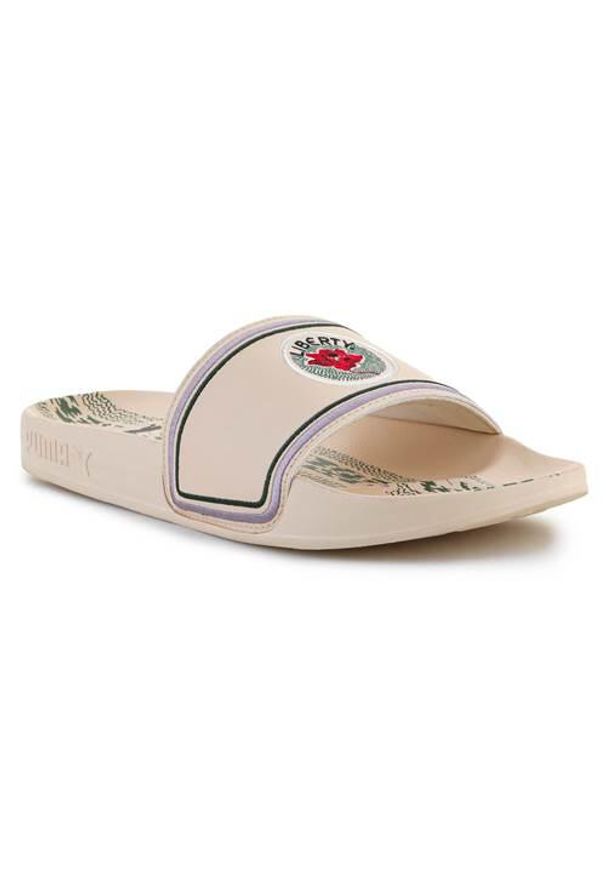 Klapki damskie Puma Iberty Leadcat 2.0. Kolor: beżowy. Materiał: syntetyk, materiał. Styl: sportowy