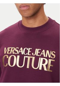 Versace Jeans Couture Bluza 79GAIT05 Fioletowy Regular Fit. Kolor: fioletowy. Materiał: bawełna