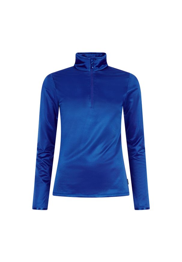 Damski polar 1/4 zip Protest Laga. Kolor: niebieski. Materiał: polar. Sezon: zima. Sport: wspinaczka, narciarstwo