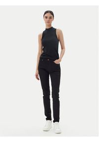 Guess Jeansy W4YA92D5DL1 Czarny Skinny Fit. Kolor: czarny