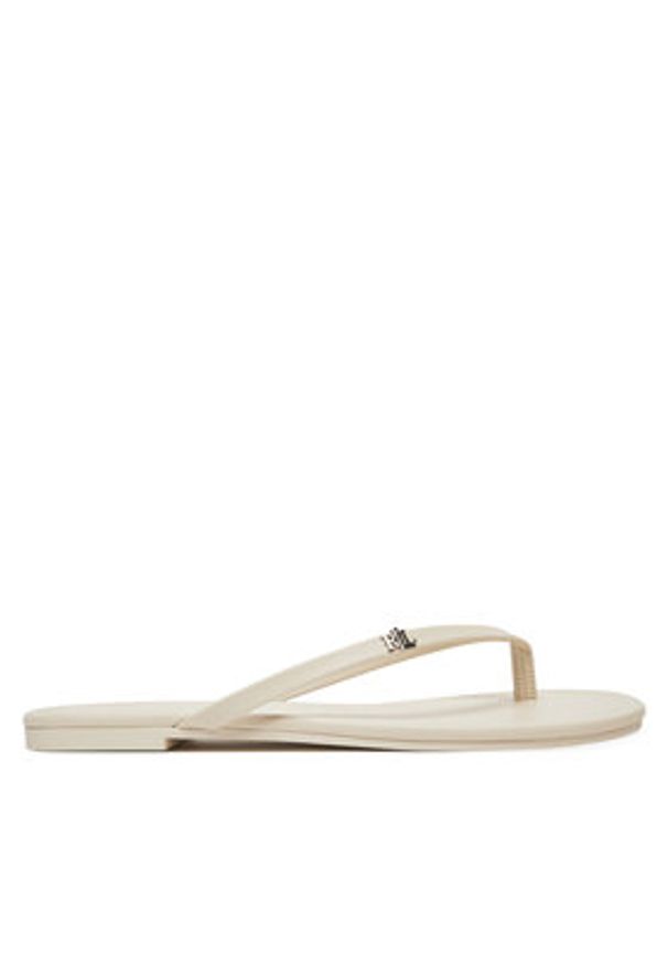 Lauren Ralph Lauren - LAUREN RALPH LAUREN Japonki Raquel 802953931009 Biały. Kolor: biały. Materiał: skóra