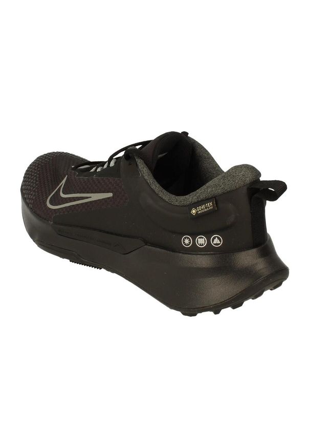 Buty do chodzenia męskie Nike Juniper Trail 2 Gtx. Zapięcie: sznurówki. Kolor: czarny. Materiał: materiał. Szerokość cholewki: normalna. Sport: turystyka piesza