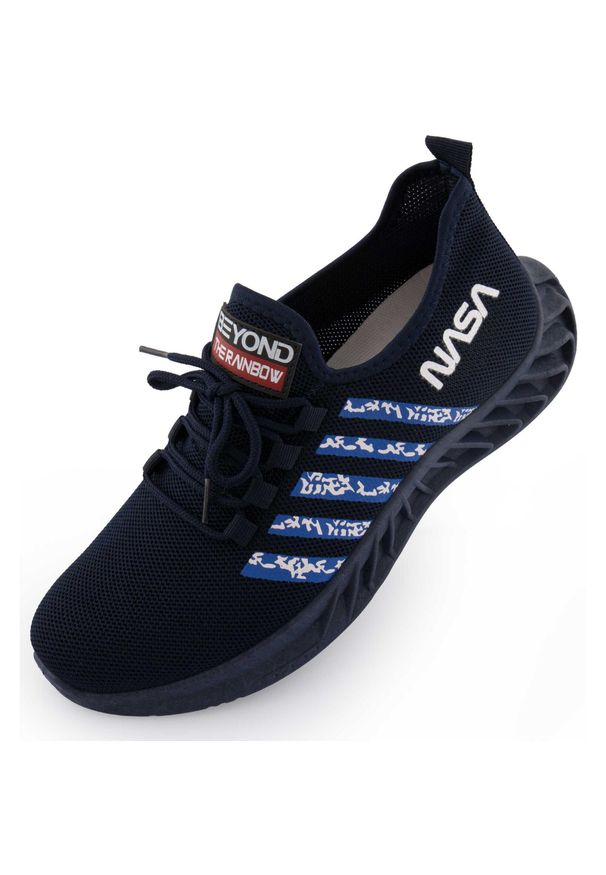 Nasa - Męskie Buty Rekreacyjne NASA Marine Rozmiar 44 - Wygoda i Styl. Kolor: niebieski. Materiał: syntetyk, materiał