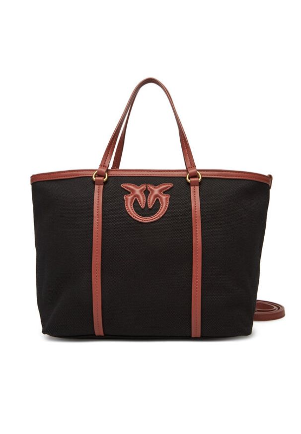 Pinko - PINKO Torebka Miranda Shopper Classic PE 25 PLTT 104714 A2G2 Czarny. Kolor: czarny