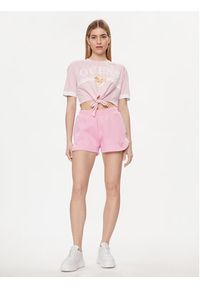 Guess T-Shirt V4GI00 I3Z14 Różowy Boxy Fit. Kolor: różowy. Materiał: bawełna #3