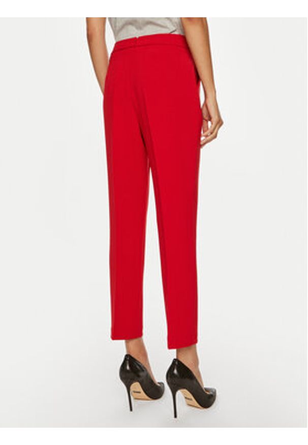 Pinko Spodnie materiałowe Parano 102861 A20Q Czerwony Regular Fit. Kolor: czerwony. Materiał: syntetyk