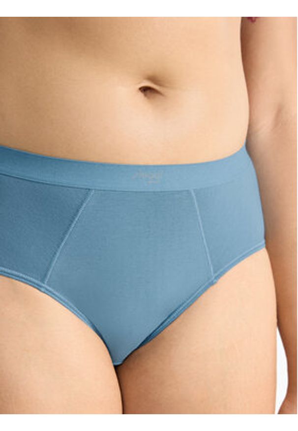 Sloggi Figi klasyczne Ever Ease 10219600 Niebieski. Kolor: niebieski. Materiał: bawełna