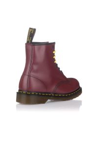 Dr. Martens - Buty 1460 Smooth Rozmiar 39 Czerwony - 11822600. Kolor: czerwony, brązowy, wielokolorowy. Materiał: skóra. Wzór: gładki