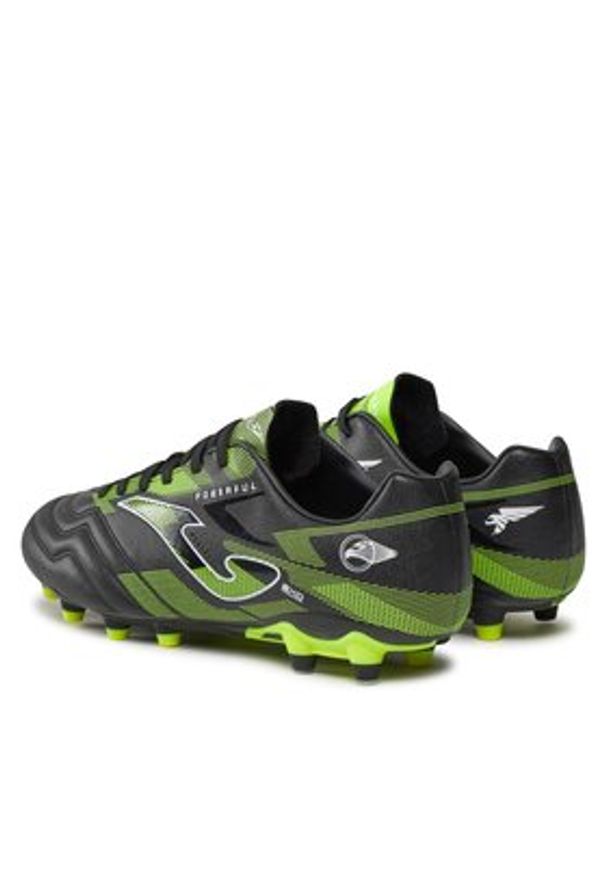 Joma Buty do piłki nożnej Powerful 2331 POWW2331FG Czarny. Kolor: czarny. Materiał: skóra