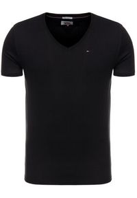 Tommy Jeans T-Shirt DM0DM04410 Czarny Regular Fit. Kolor: czarny. Materiał: bawełna #3