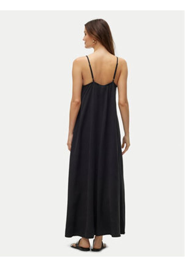 Vero Moda Sukienka codzienna Harper 10283677 Czarny Loose Fit. Okazja: na co dzień. Kolor: czarny. Materiał: lyocell. Typ sukienki: proste. Styl: casual
