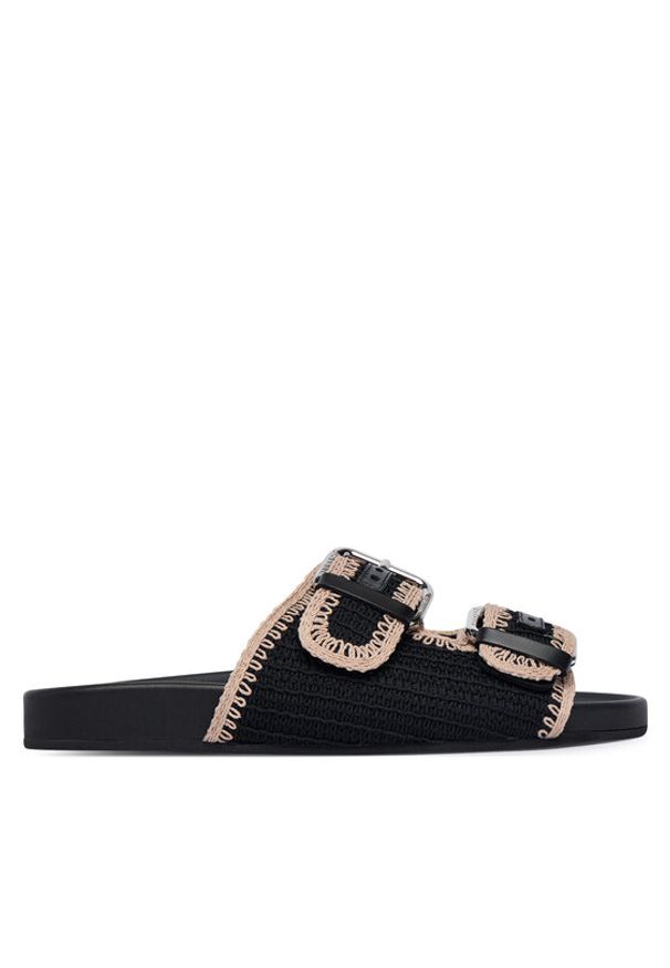 Weekend Max Mara Klapki 2615521055600 Czarny. Kolor: czarny. Materiał: materiał