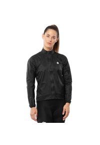 SIROKO - Kurtka przeciwdeszczowa kolarska damska J2 Troumouse. Kolor: czarny. Materiał: nylon. Sport: kolarstwo