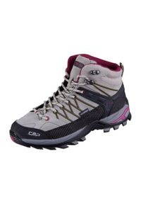 Buty trekkingowe damskie CMP Rigel Mid. Zapięcie: sznurówki. Kolor: szary, wielokolorowy. Materiał: materiał. Szerokość cholewki: normalna
