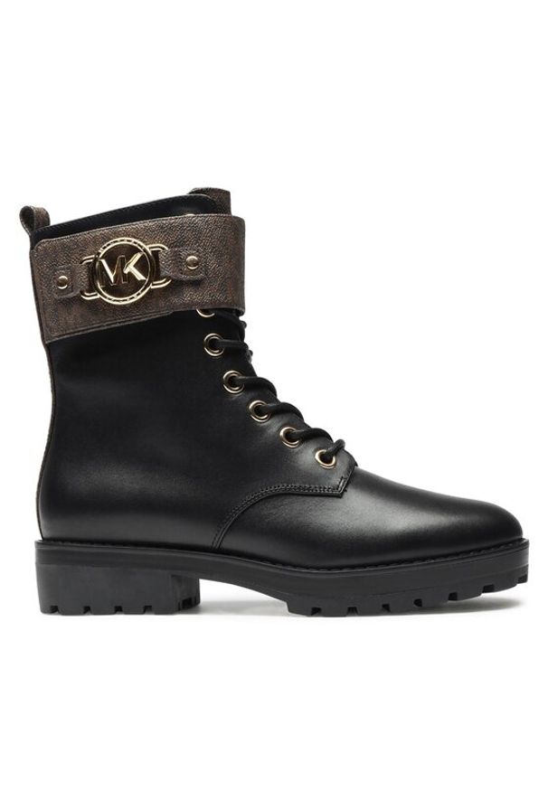 MICHAEL Michael Kors Botki Rory Lace Up 40F3ROFE1L Czarny. Kolor: czarny. Materiał: skóra