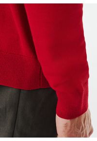 Pako Lorente - PAKO LORENTE – Czerwony męski sweter. Kolor: czerwony. Materiał: akryl, wełna, poliamid. Wzór: gładki. Sezon: jesień #7