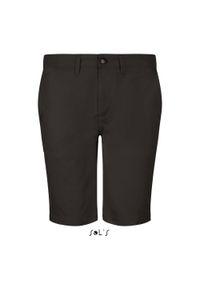 SOL'S - Szorty Sol's Jasper. Kolor: czarny. Materiał: bawełna. Długość: krótkie. Sezon: lato #1