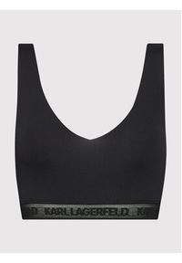 Karl Lagerfeld - KARL LAGERFELD Biustonosz top Ultralight 220W2161 Czarny. Kolor: czarny. Materiał: syntetyk