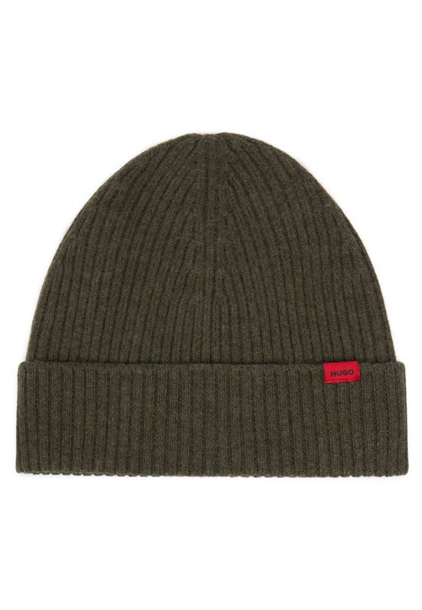 Hugo Czapka Xola 50524570 Zielony. Kolor: zielony. Materiał: wełna