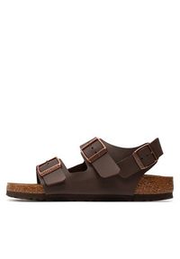 Birkenstock Sandały Milano 034703 Brązowy. Kolor: brązowy. Materiał: skóra #4