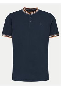 INDICODE T-Shirt Michalis 41-025 Granatowy Regular Fit. Kolor: niebieski. Materiał: bawełna #1