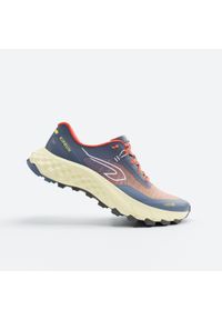 KIPRUN - Buty do biegania w terenie męskie Kiprun MT Cushion 2. Kolor: pomarańczowy, wielokolorowy, niebieski. Materiał: materiał, kauczuk. Szerokość cholewki: normalna