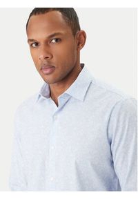 Calvin Klein Koszula LV019EU109 Niebieski Slim Fit. Kolor: niebieski. Materiał: bawełna #3