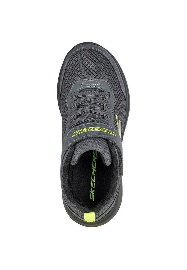 skechers - Adidasy Skechers Selectors - Reset Ac, Dzieci. Okazja: na co dzień. Kolor: szary. Materiał: materiał