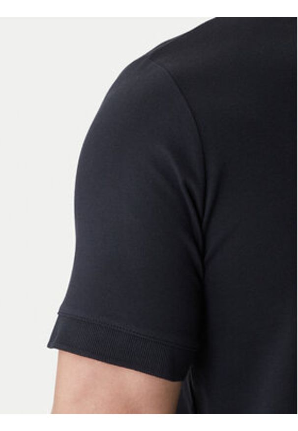 Karl Lagerfeld - KARL LAGERFELD Polo 745015 562231 Granatowy Regular Fit. Typ kołnierza: polo. Kolor: niebieski. Materiał: bawełna