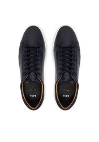 BOSS Sneakersy Gary 50536841 Granatowy. Kolor: niebieski. Materiał: skóra #2