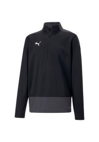 Kurtka Puma Teamgoal 23 Training 14 Zip Top Jr, Dzieci. Kolor: czarny. Materiał: poliester, materiał. Sport: joga i pilates