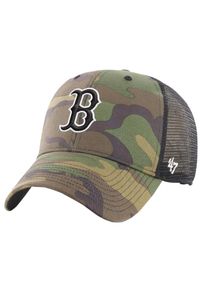 Męska czapka z daszkiem 47 Brand MLB Boston Red Sox Cap. Kolor: zielony. Materiał: bawełna, poliester
