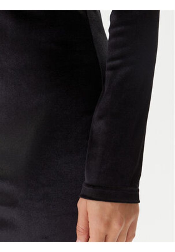 Guess Sukienka koktajlowa W5BK38 KCN22 Czarny Slim Fit. Kolor: czarny. Materiał: syntetyk. Styl: wizytowy