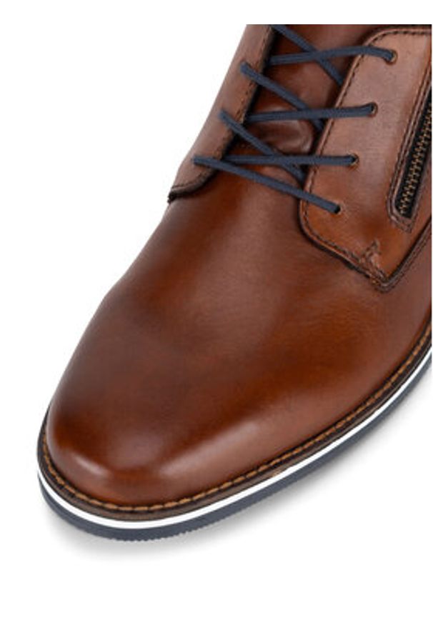 Rieker Półbuty 12505-24 Brązowy. Kolor: brązowy. Materiał: skóra