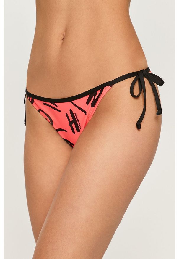 Moschino Underwear - Figi kąpielowe. Kolor: różowy. Materiał: poliester, materiał, poliamid, elastan