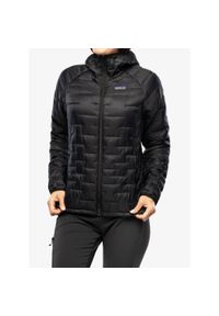 Kurtka ocieplana damska Patagonia Micro Puff Hoody. Kolor: czarny