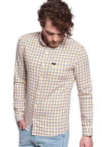 Lee - LEE SLIM BUTTON DOWN GOLDEN YELLOW L66XDCNF. Typ kołnierza: button down. Kolor: żółty