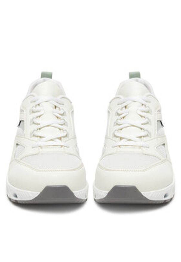 Rieker Sneakersy N5205-80 Écru. Materiał: materiał