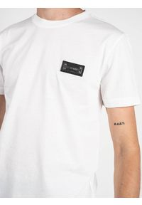Les Hommes T-shirt | LKT100 703 | Mężczyzna | Biały. Okazja: na co dzień. Kolor: biały. Materiał: bawełna. Styl: casual #6