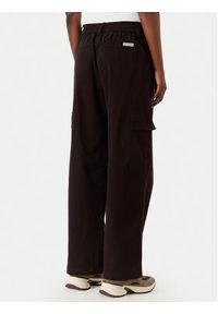 Calvin Klein Jeans Spodnie cargo LV047F623G Brązowy ciemny Relaxed Fit. Kolor: brązowy. Materiał: bawełna #2