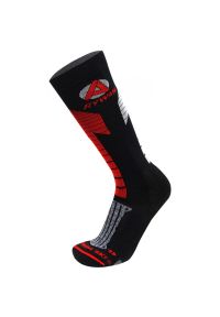 RYWAN - Skarpetki Rywan Comprim'Ski. Kolor: czerwony, wielokolorowy, czarny. Sport: narciarstwo #1