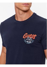 Guess T-Shirt M3BI29 J1314 Granatowy Regular Fit. Kolor: niebieski. Materiał: bawełna #6