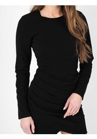 Silvian Heach Sukienka | CVA22141VE | Kobieta | Czarny. Kolor: czarny. Materiał: poliester, wiskoza, elastan. Długość rękawa: długi rękaw. Typ sukienki: kopertowe, dopasowane. Długość: mini #7
