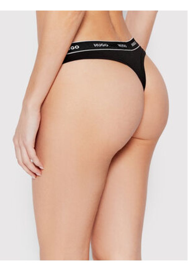 Hugo Komplet 3 par stringów 50469681 Kolorowy. Materiał: bawełna. Wzór: kolorowy