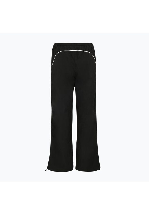 Fila - Spodnie damskie FILA Laplace Low Waist Oversized Track. Kolor: czarny. Materiał: dresówka