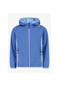 Kurtka dziewczęca CMP Cosmique. Kolor: niebieski. Materiał: softshell. Sport: turystyka piesza #1