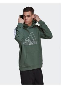 Adidas - adidas Bluza Future Icons Embroidered HM7876 Zielony Regular Fit. Kolor: zielony. Materiał: bawełna #4