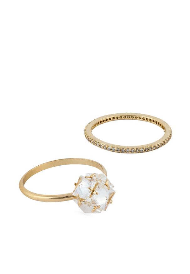 Aldo Zestaw pierścionków Greini 13868615 Złoty. Materiał: metalowe. Kolor: złoty